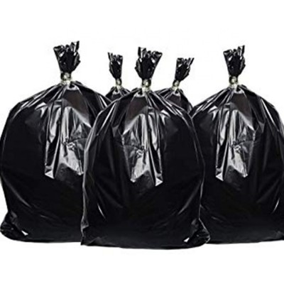 Big Size Heavy Duty Garbage Bags Black Pe Plastic Garbage Bags For Construction Wastes