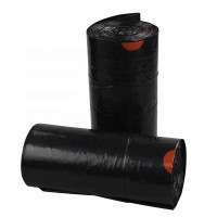 1.2 Gallon Black Drawstring Garbage Bag Drawstring PE Trash Bags