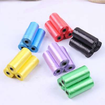 20 Pcs/Rolls Pet Trash Fouling Shot Garbage Chute Waste Roll Biodegradable Custom On Plastic Dog Poop Waste Bin Bag